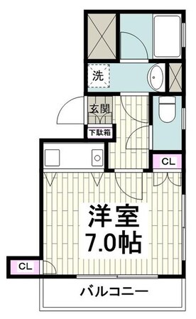 蒔田駅前ＩＳビルの物件間取画像